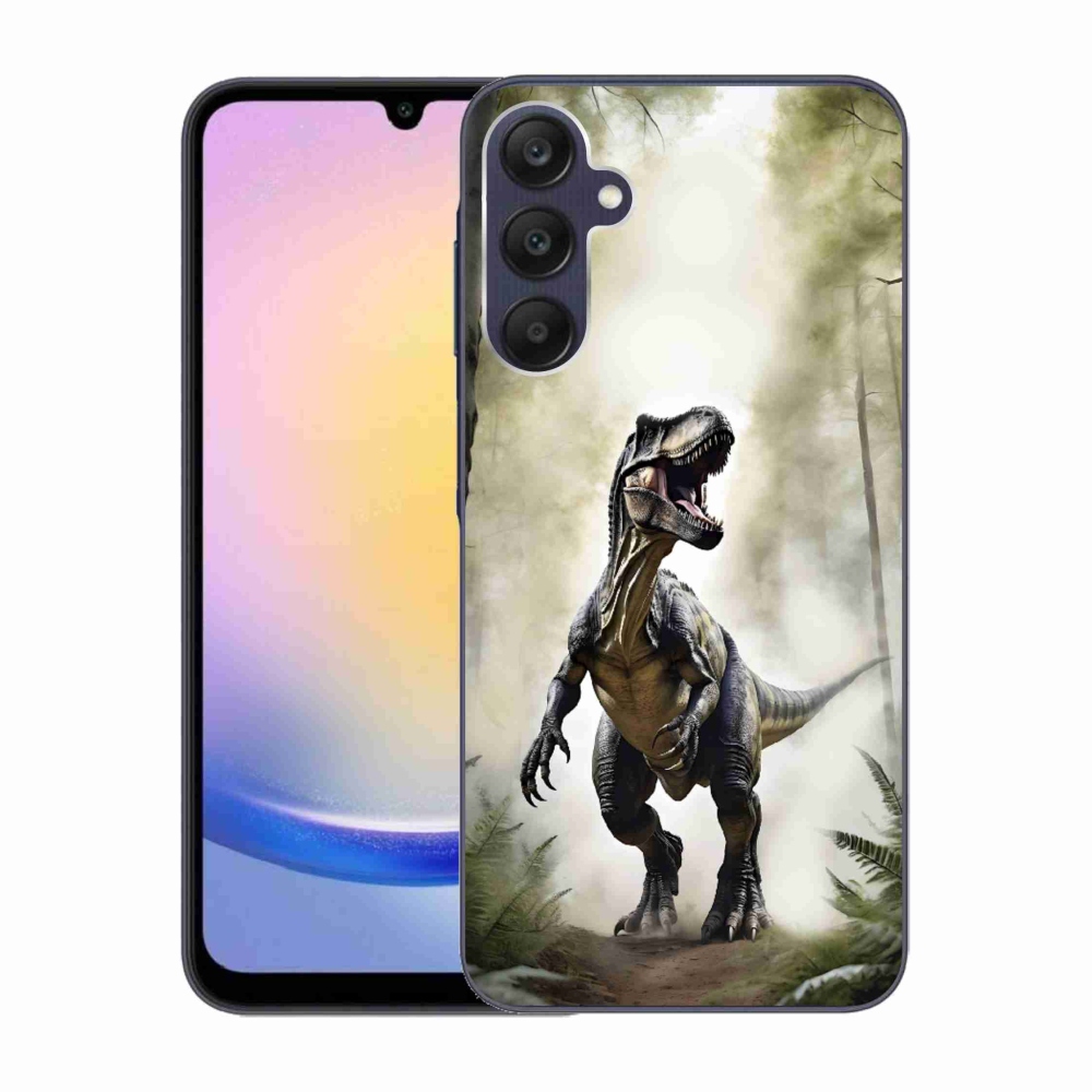 Gelový kryt mmCase na Samsung Galaxy A25 5G - naštvaný T-Rex
