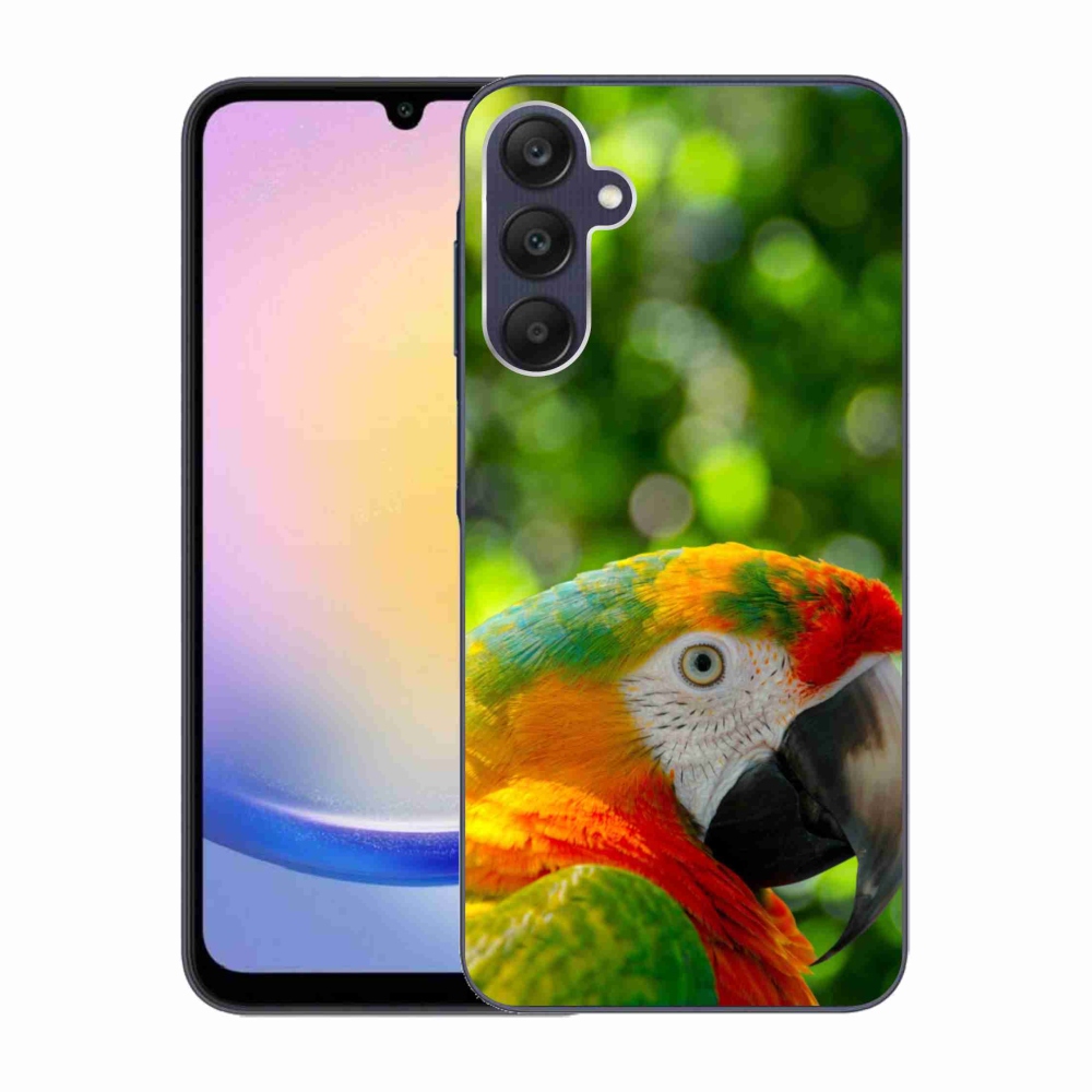 Gelový kryt mmCase na Samsung Galaxy A25 5G - papoušek ara 3