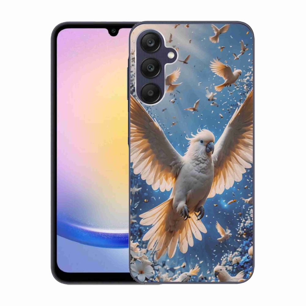 Gelový kryt mmCase na Samsung Galaxy A25 5G - papoušek kakadu