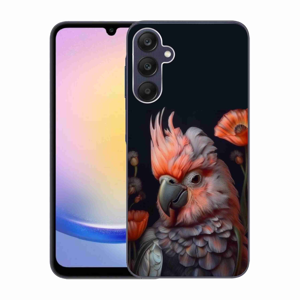 Gelový kryt mmCase na Samsung Galaxy A25 5G - papoušek kakadu v barvách