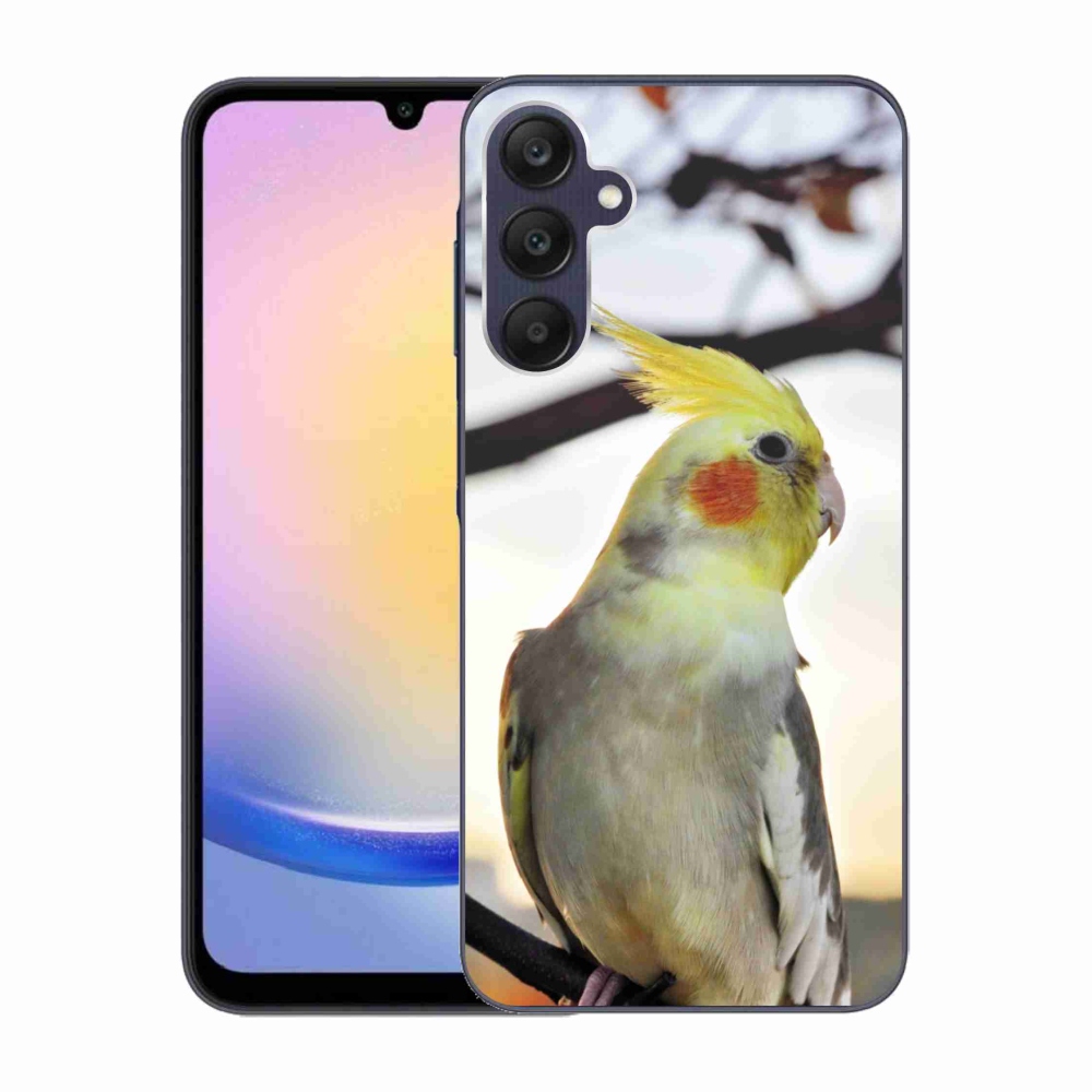 Gelový kryt mmCase na Samsung Galaxy A25 5G - papoušek korela