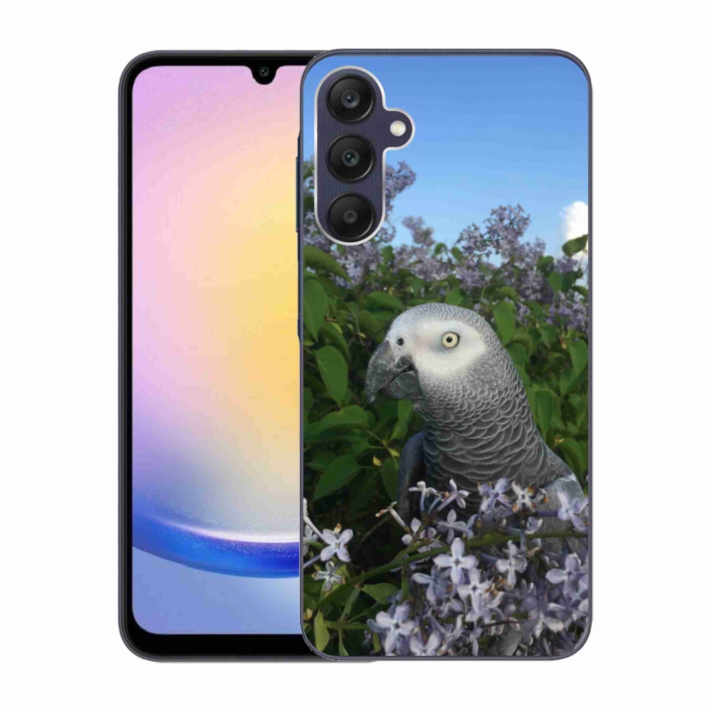Gelový kryt mmCase na Samsung Galaxy A25 5G - papoušek žako