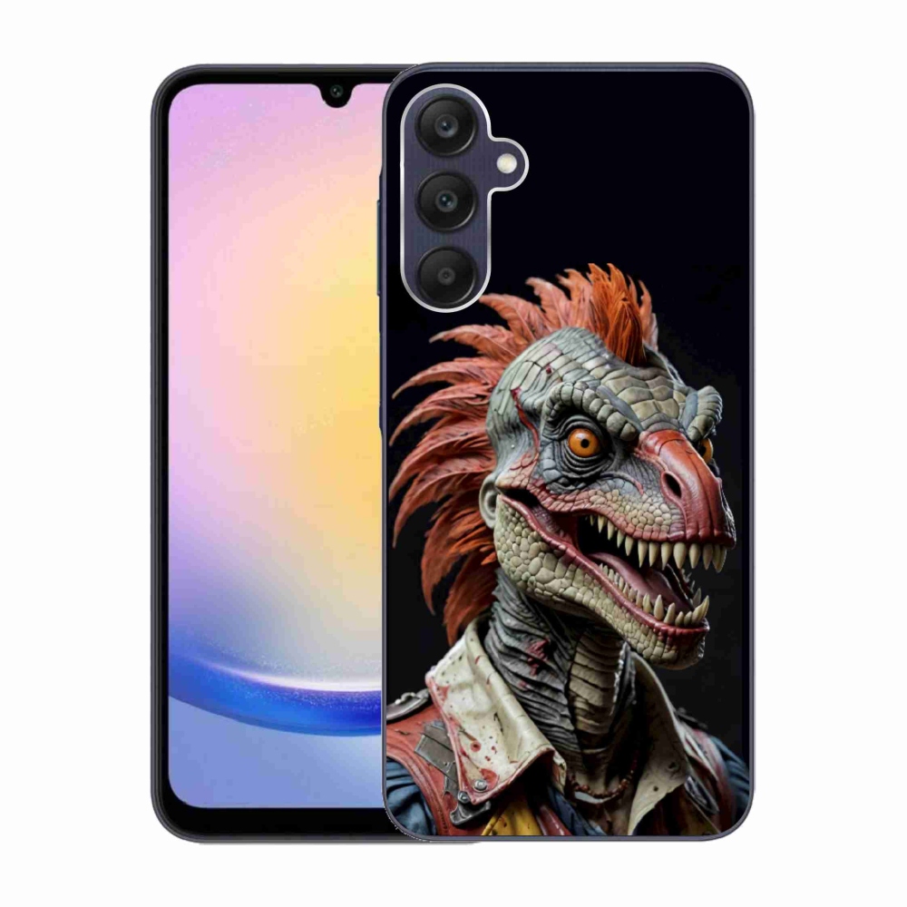 Gelový kryt mmCase na Samsung Galaxy A25 5G - punk dinosaurus