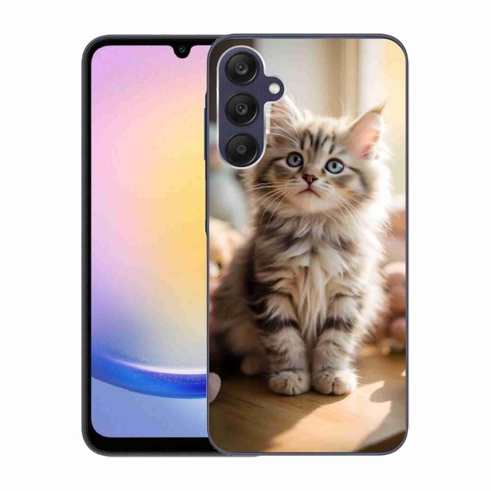 Gelový kryt mmCase na Samsung Galaxy A25 5G - roztomilé kotě 10