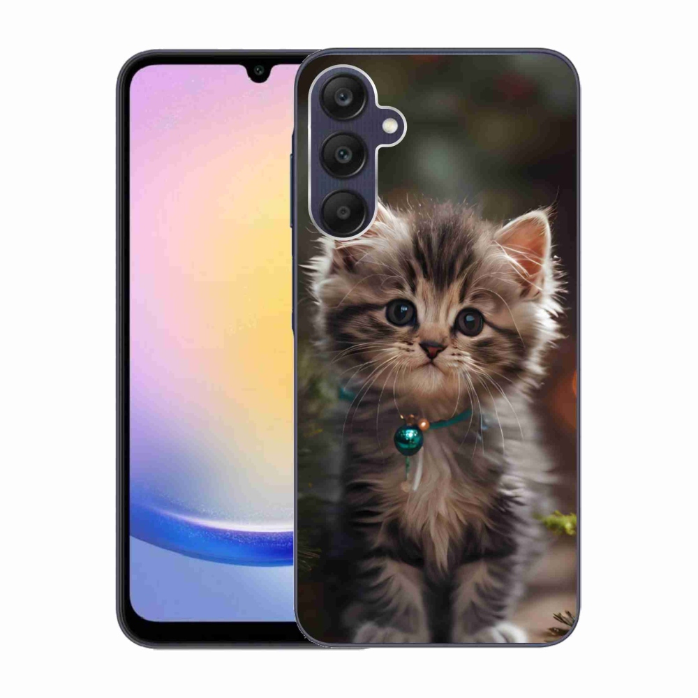 Gelový kryt mmCase na Samsung Galaxy A25 5G - roztomilé kotě 11