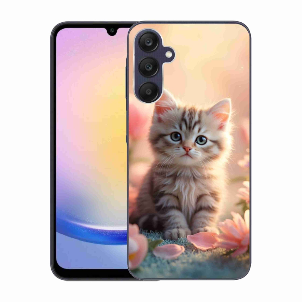 Gelový kryt mmCase na Samsung Galaxy A25 5G - roztomilé kotě 8