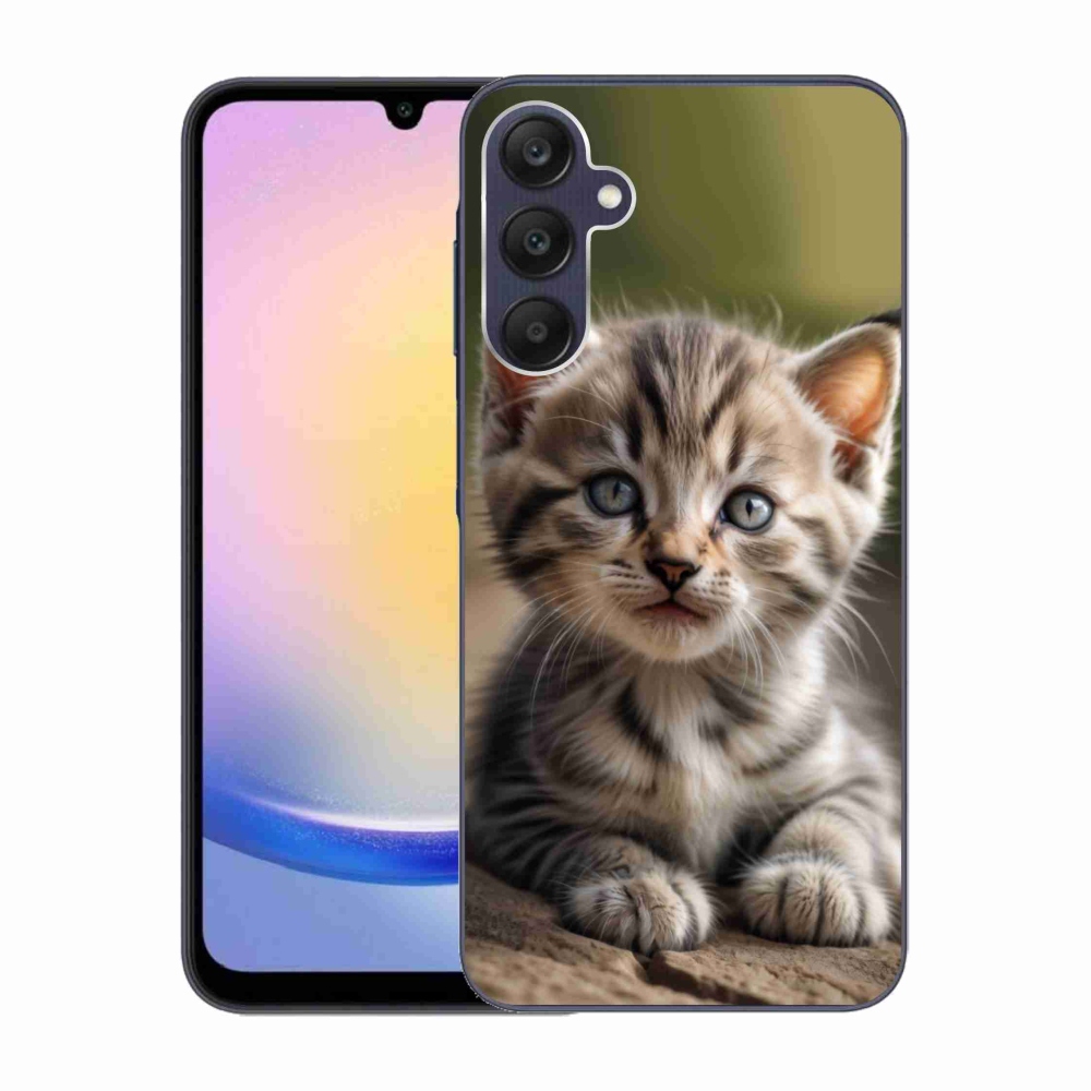 Gelový kryt mmCase na Samsung Galaxy A25 5G - roztomilé kotě 9