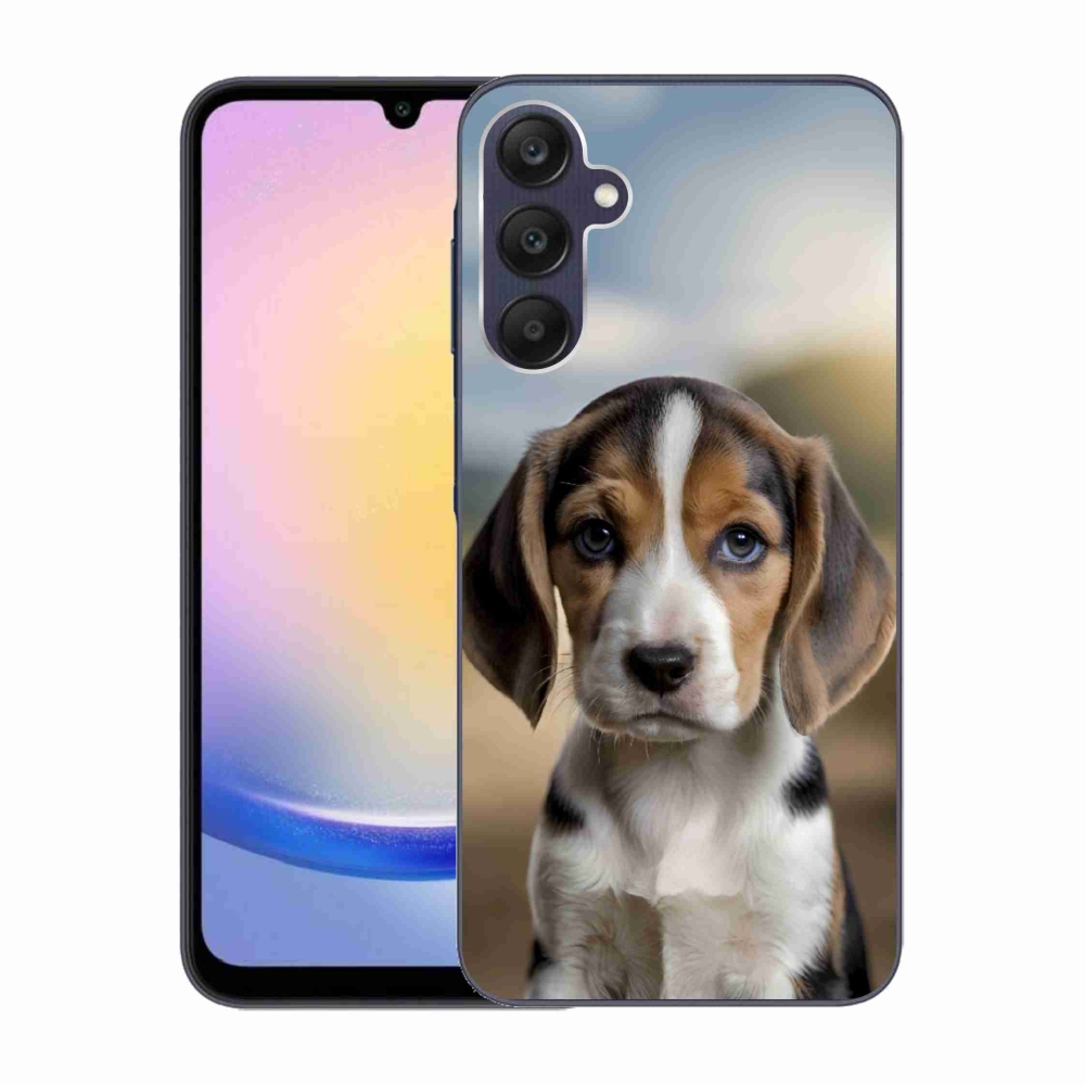 Gelový kryt mmCase na Samsung Galaxy A25 5G - roztomilý bígl