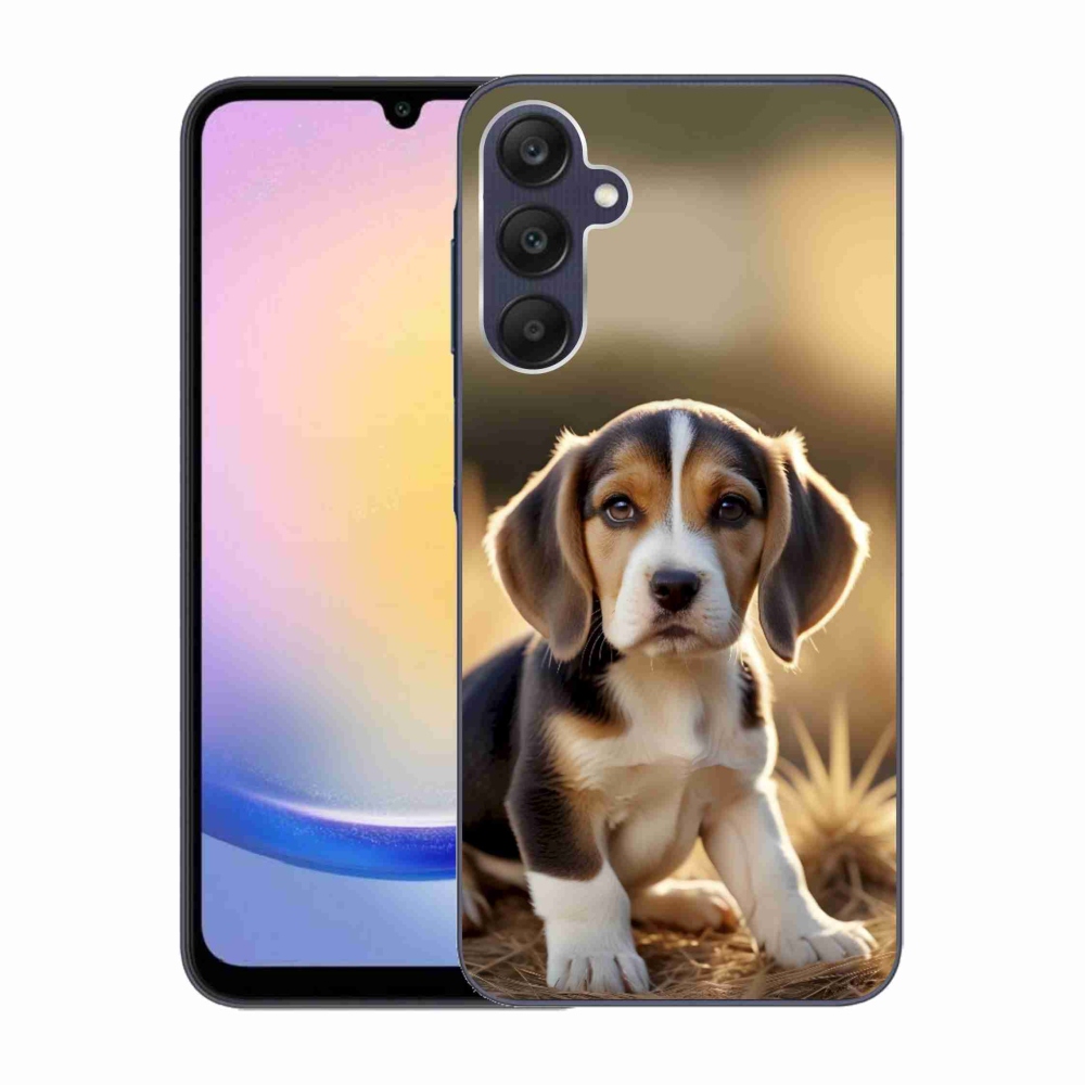 Gelový kryt mmCase na Samsung Galaxy A25 5G - roztomilý bígl