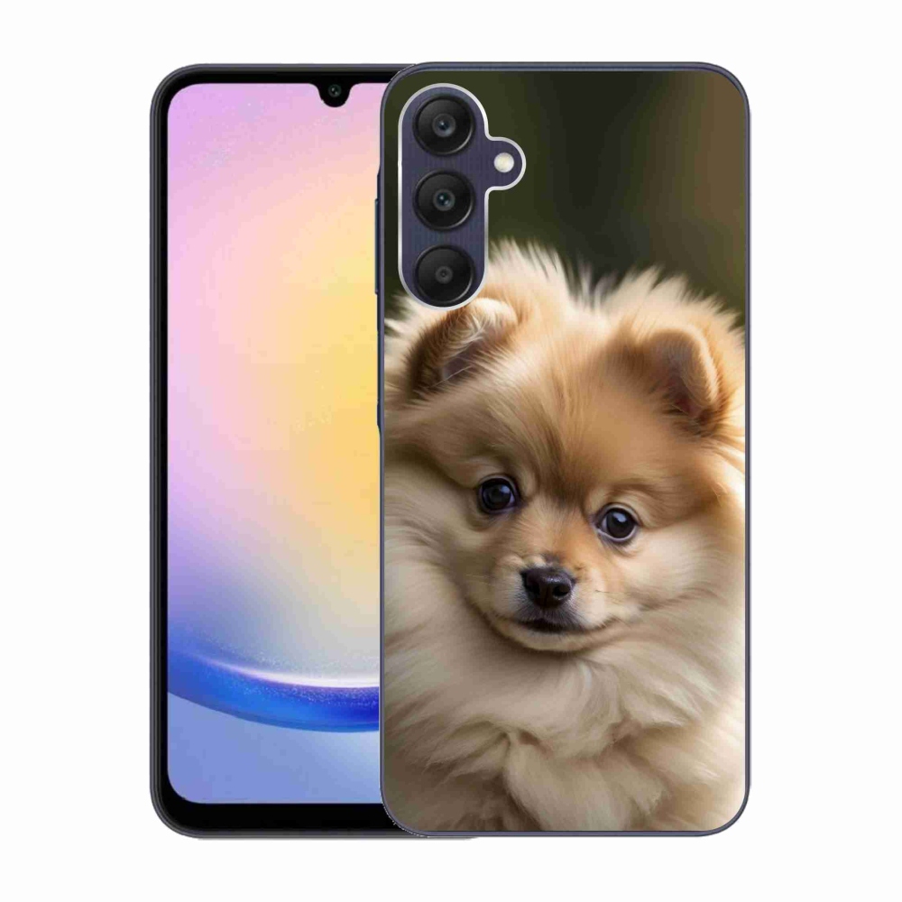Gelový kryt mmCase na Samsung Galaxy A25 5G - roztomilý pomeranian 2
