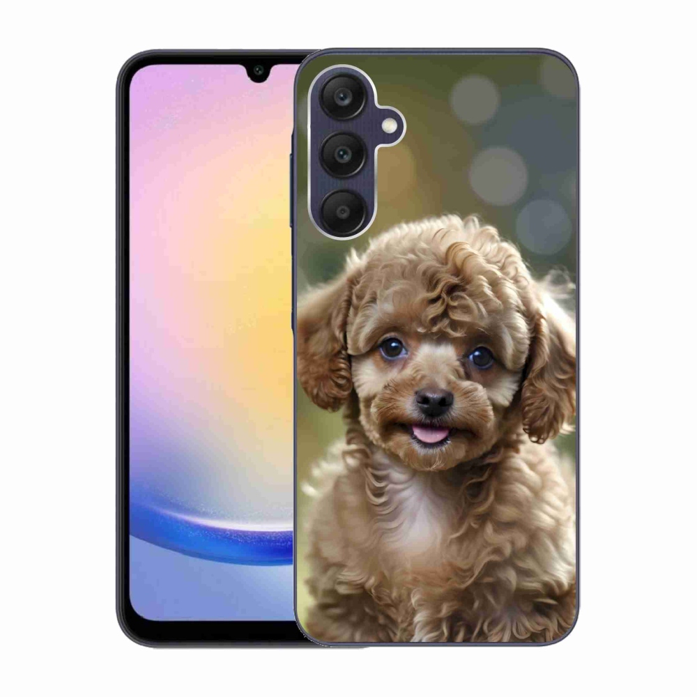Gelový kryt mmCase na Samsung Galaxy A25 5G - roztomilý pudl