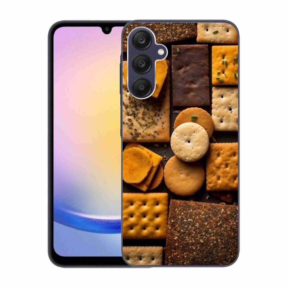 Gelový kryt mmCase na Samsung Galaxy A25 5G - sušenky