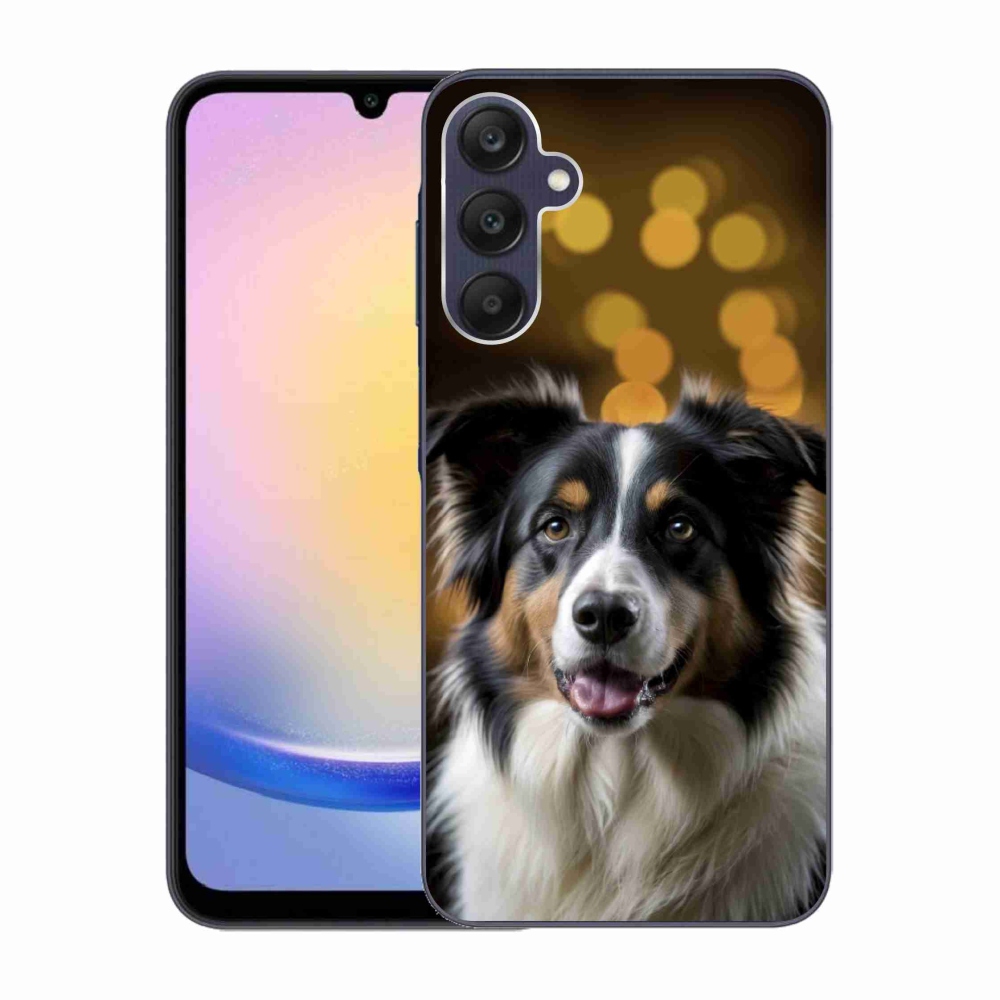 Gelový kryt mmCase na Samsung Galaxy A25 5G - usměvavý australský ovčák