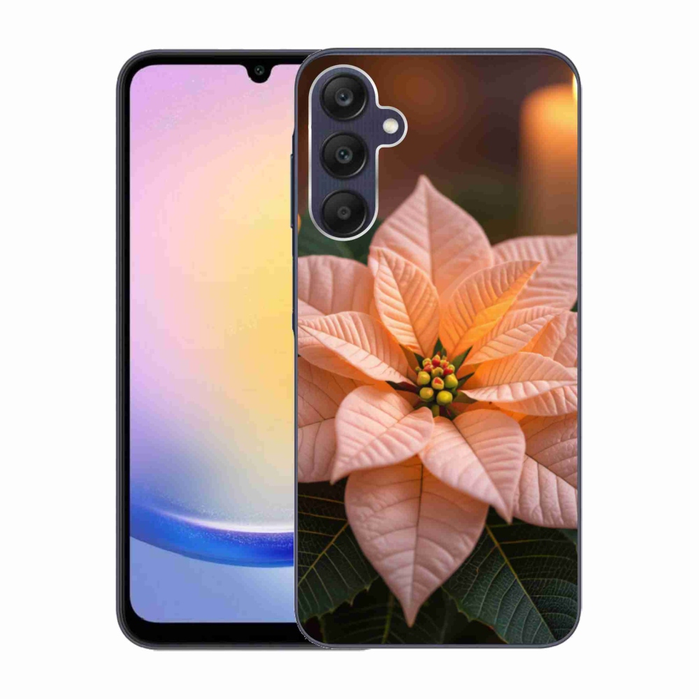 Gelový kryt mmCase na Samsung Galaxy A25 5G - vánoční hvězda