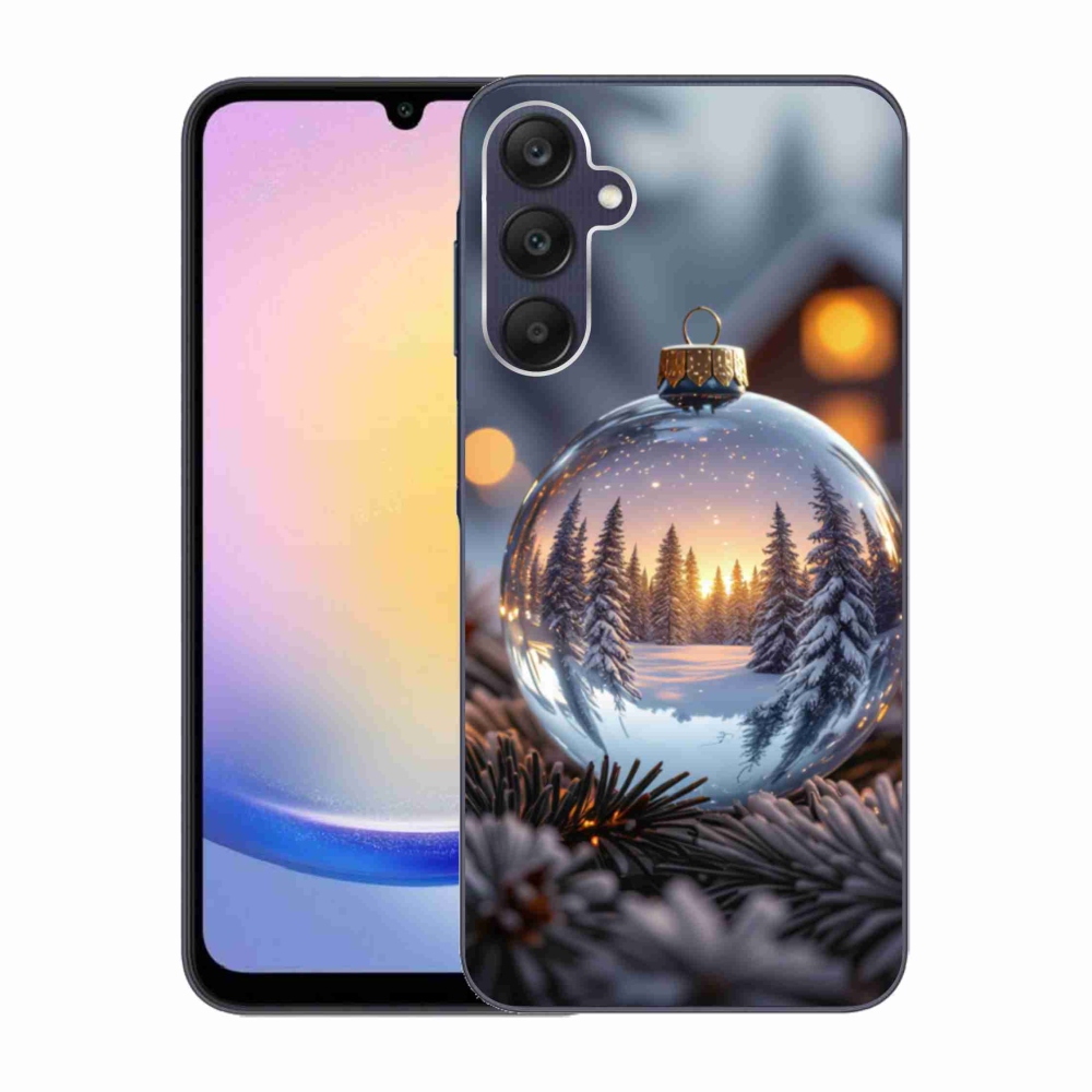 Gelový kryt mmCase na Samsung Galaxy A25 5G - vánoční ozdoba