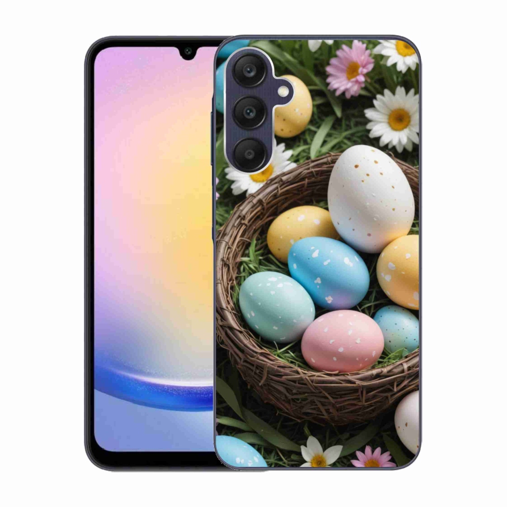 Gelový kryt mmCase na Samsung Galaxy A25 5G - velikonoční vajíčka 2