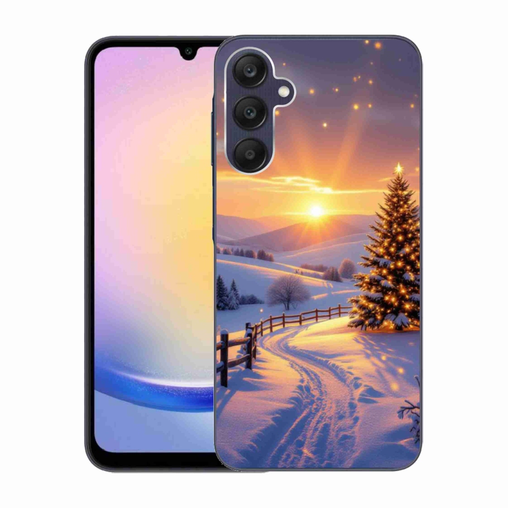 Gelový kryt mmCase na Samsung Galaxy A25 5G - zimní krajina