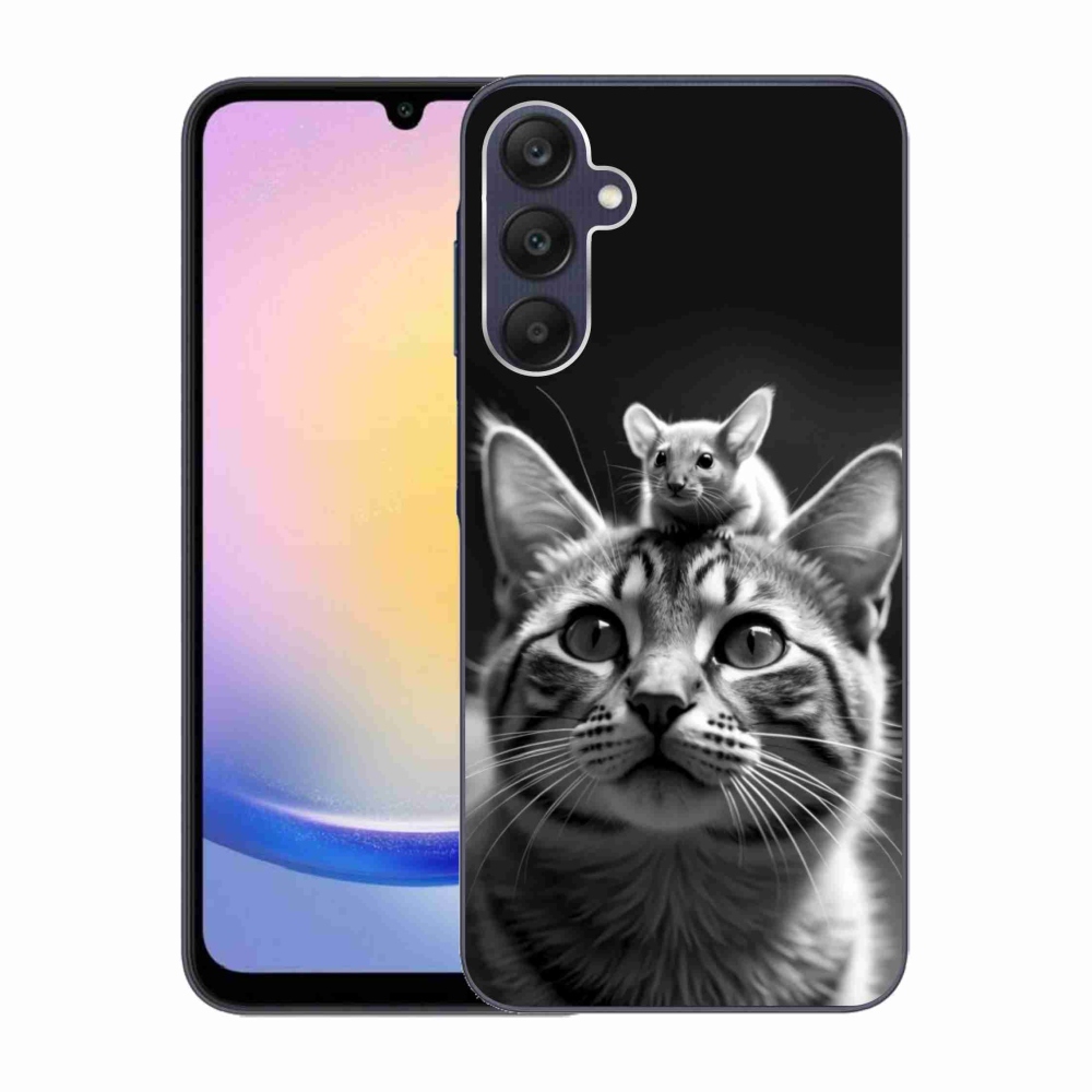 Gelový kryt mmCase na Samsung Galaxy A25 5G - zvířecí přátelství 2