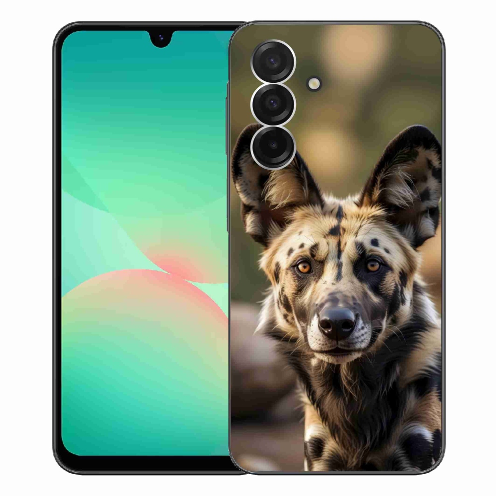 Gelový kryt mmCase na Samsung Galaxy A26 5G - africký divoký pes