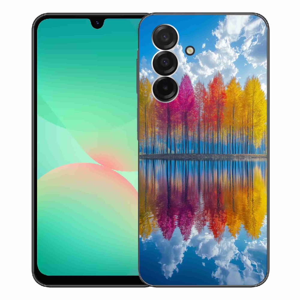Gelový kryt mmCase na Samsung Galaxy A26 5G - barevné stromy