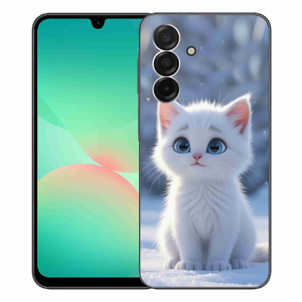 Gelový kryt mmCase na Samsung Galaxy A26 5G - bílé kotě 3
