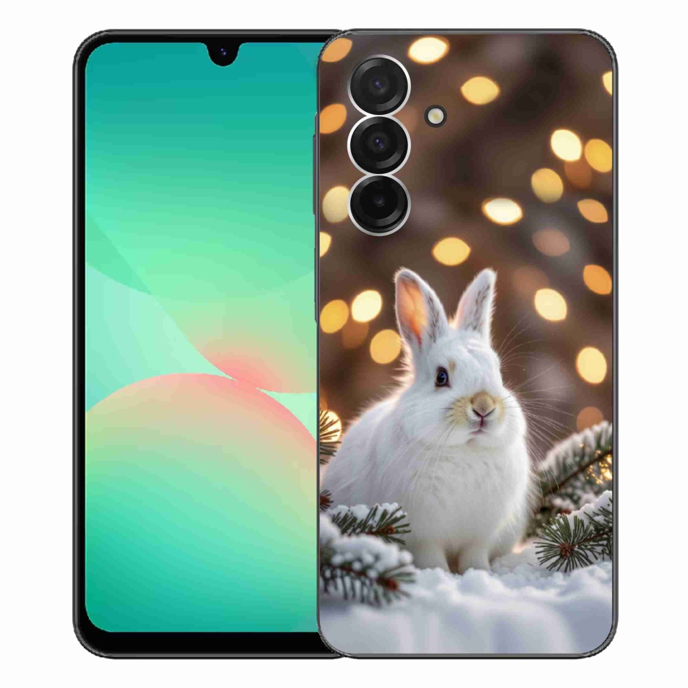 Gelový kryt mmCase na Samsung Galaxy A26 5G - bílý zajíc