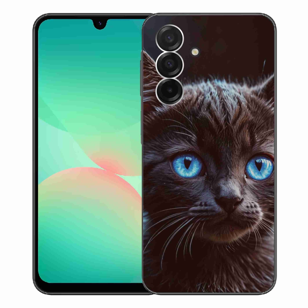 Gelový kryt mmCase na Samsung Galaxy A26 5G - černé kotě 2