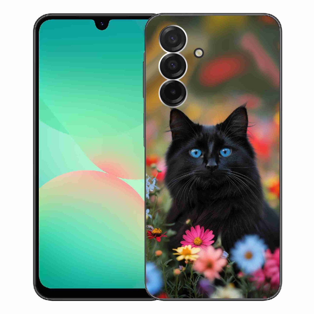 Gelový kryt mmCase na Samsung Galaxy A26 5G - černé kotě 4