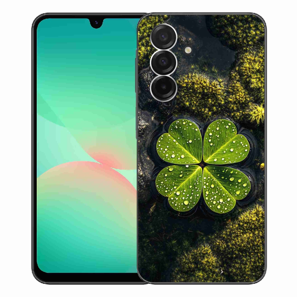 Gelový kryt mmCase na Samsung Galaxy A26 5G - čtyřlístek