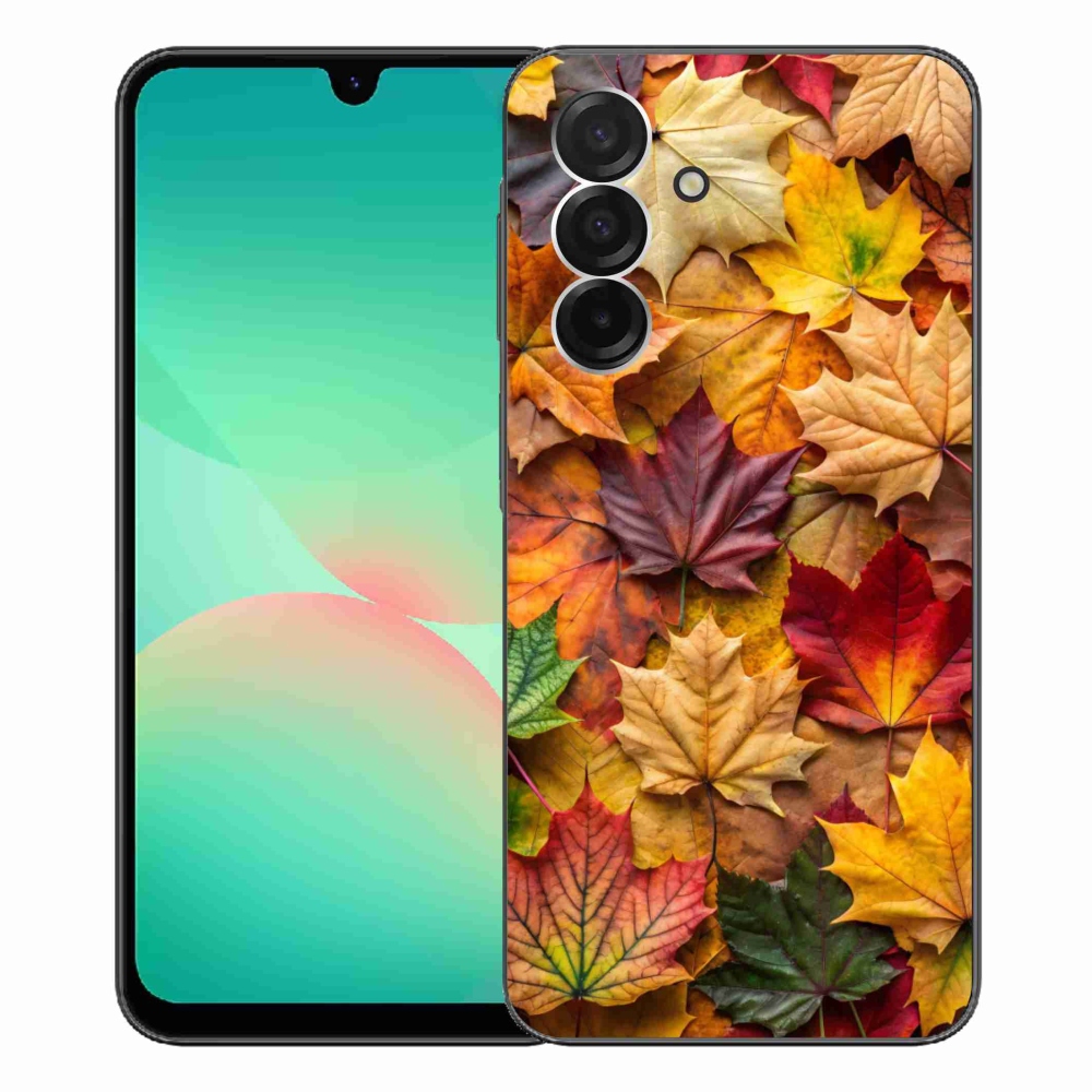 Gelový kryt mmCase na Samsung Galaxy A26 5G - javorové listy 2
