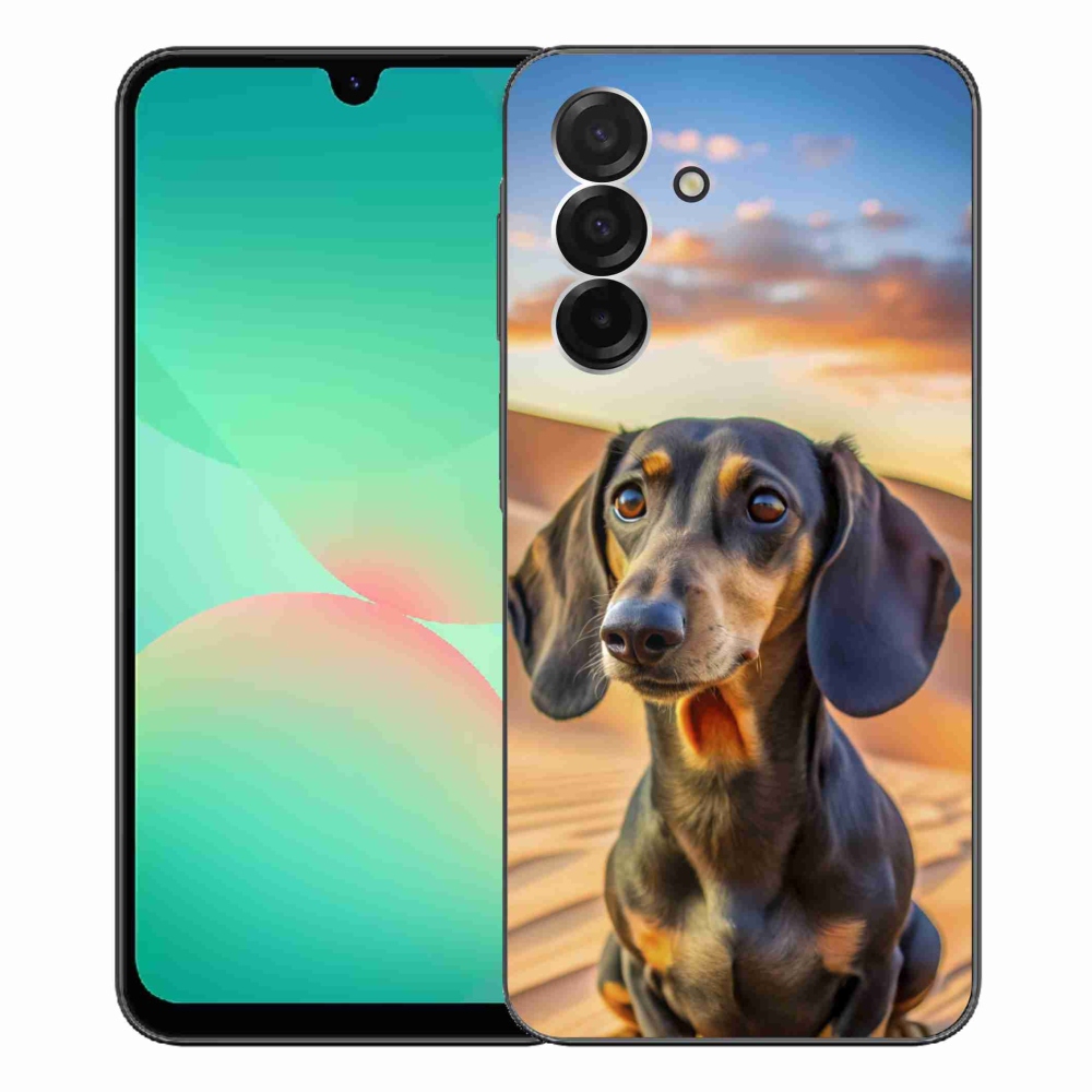 Gelový kryt mmCase na Samsung Galaxy A26 5G - jezevčík 3 