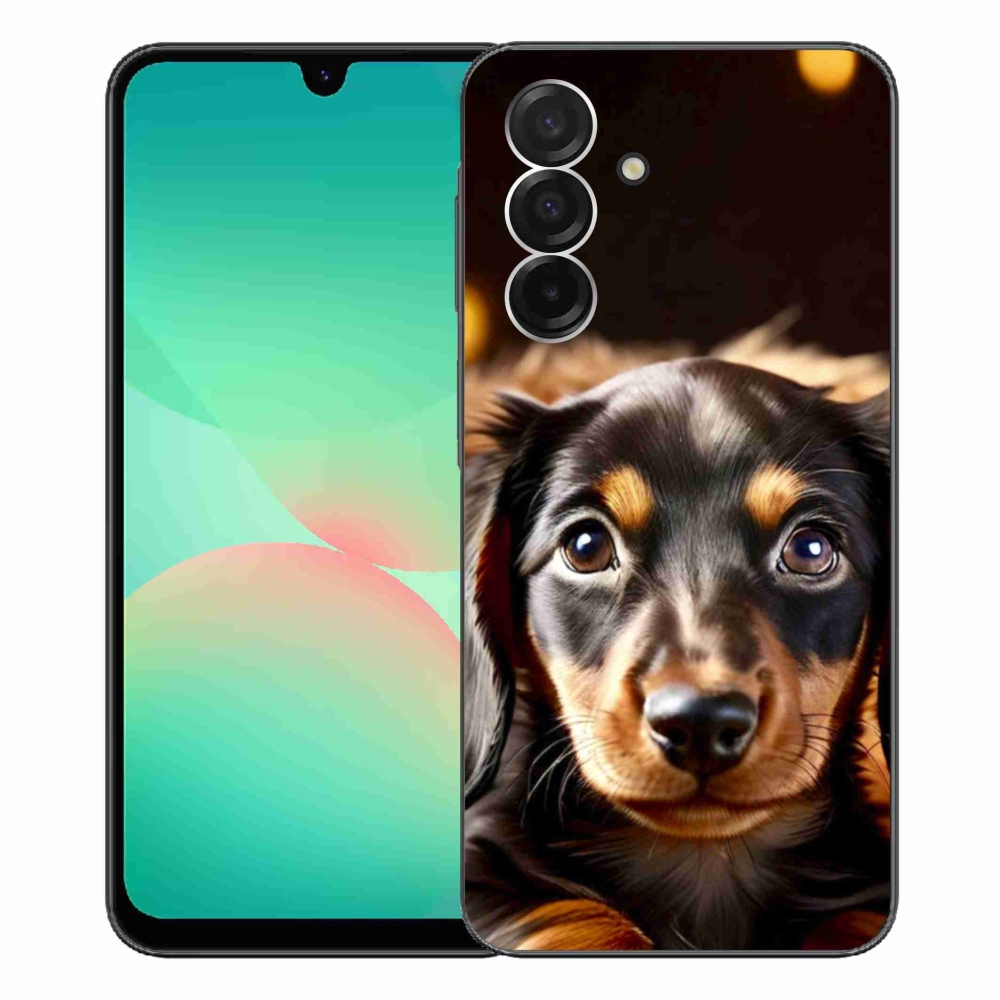 Gelový kryt mmCase na Samsung Galaxy A26 5G - jezevčík