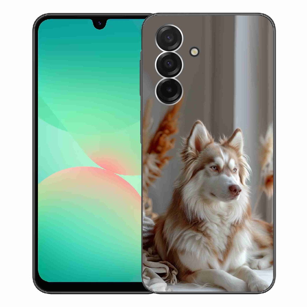 Gelový kryt mmCase na Samsung Galaxy A26 5G - klidný sibiřský husky