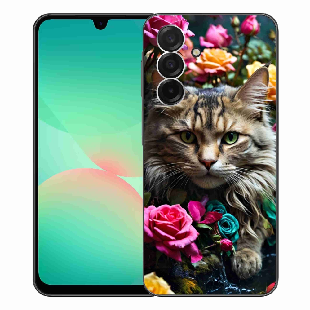 Gelový kryt mmCase na Samsung Galaxy A26 5G - kočíčí pohled 2