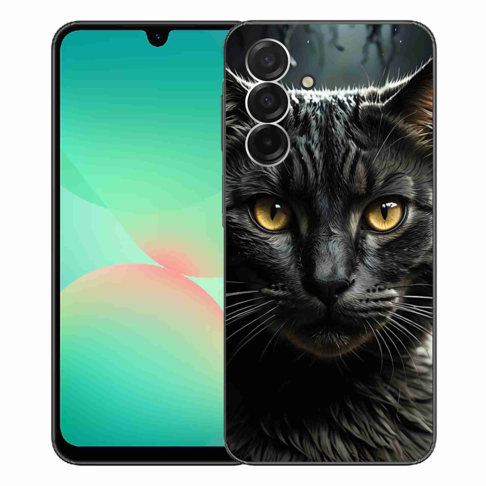 Gelový kryt mmCase na Samsung Galaxy A26 5G - kočičí pohled 3