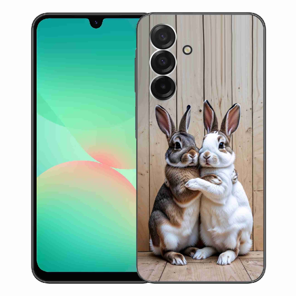 Gelový kryt mmCase na Samsung Galaxy A26 5G - králičí pár
