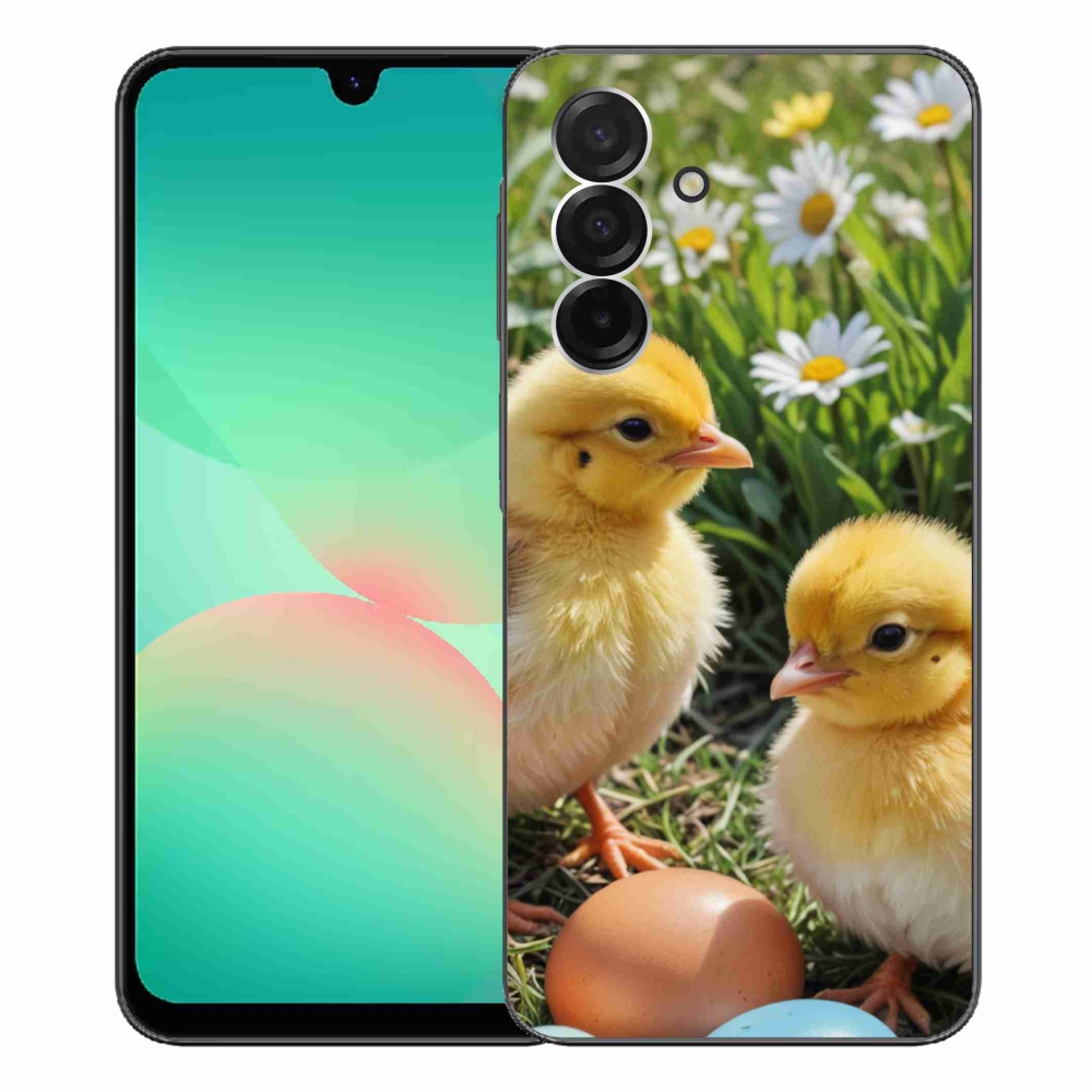 Gelový kryt mmCase na Samsung Galaxy A26 5G - kuřátka