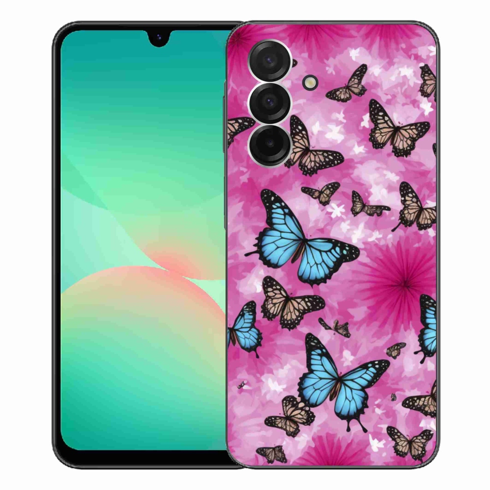 Gelový kryt mmCase na Samsung Galaxy A26 5G - motýlí zahrada