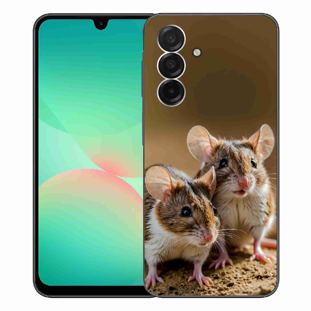 Gelový kryt mmCase na Samsung Galaxy A26 5G - myší duo