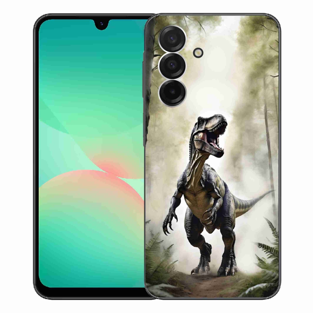 Gelový kryt mmCase na Samsung Galaxy A26 5G - naštvaný T-Rex