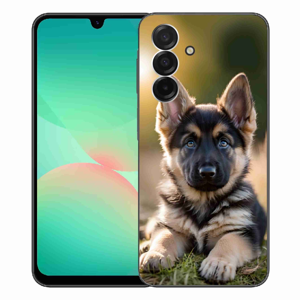 Gelový kryt mmCase na Samsung Galaxy A26 5G - německý ovčák v přírodě