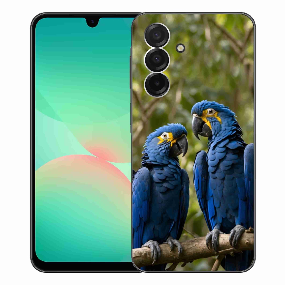 Gelový kryt mmCase na Samsung Galaxy A26 5G - papouščí duo