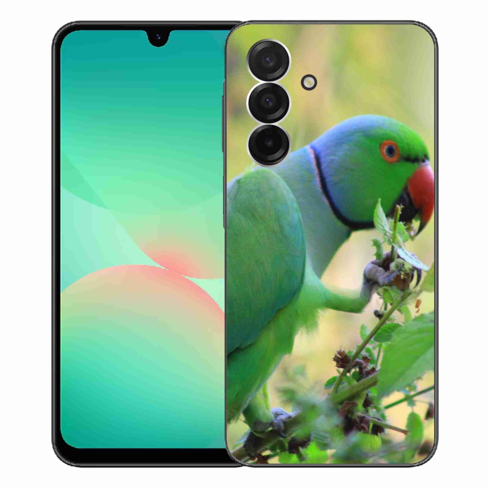 Gelový kryt mmCase na Samsung Galaxy A26 5G - papoušek alexandr