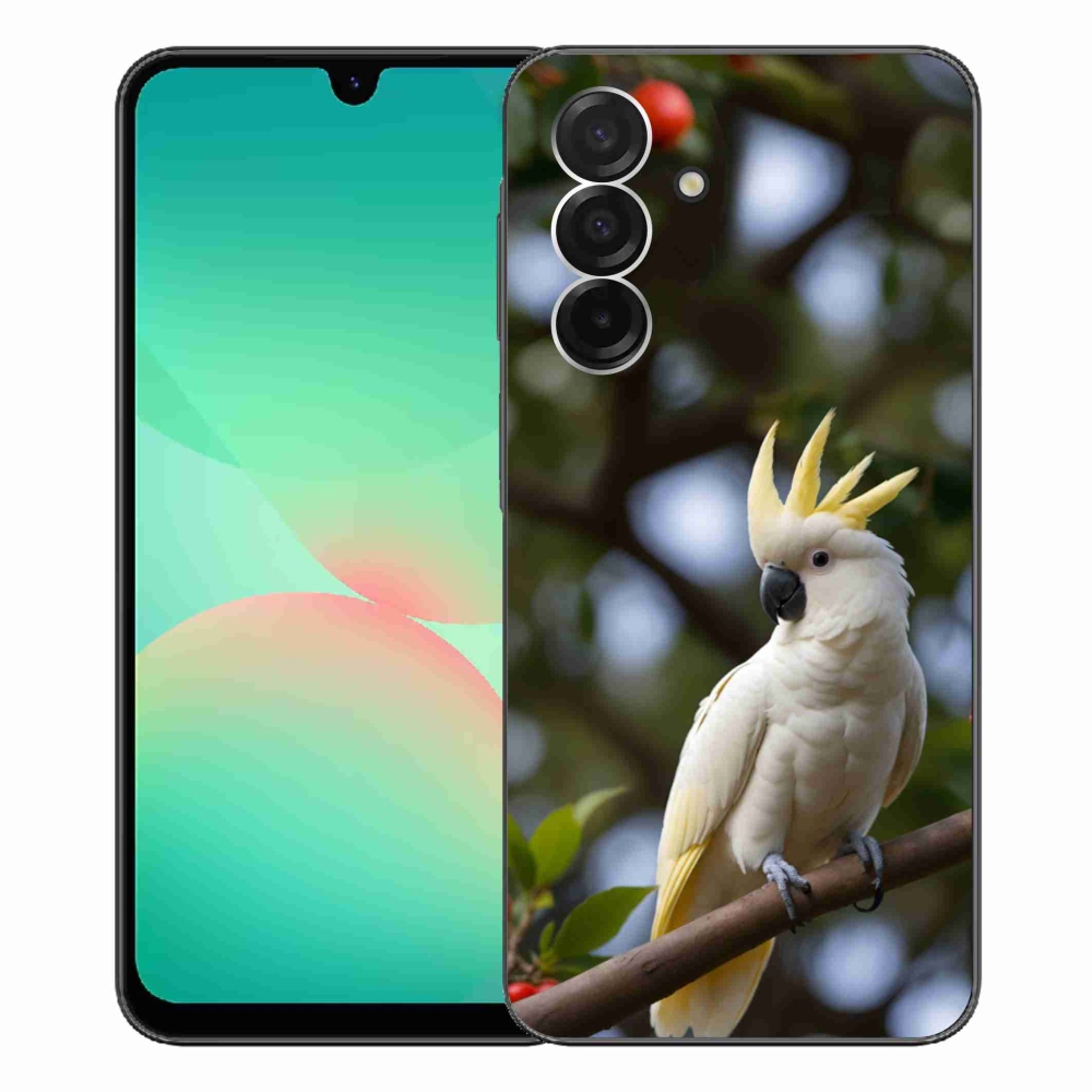 Gelový kryt mmCase na Samsung Galaxy A26 5G - papoušek kakadu 3
