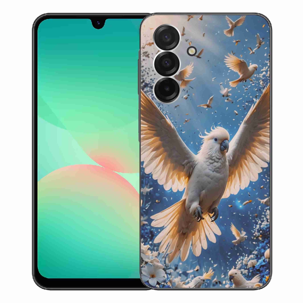 Gelový kryt mmCase na Samsung Galaxy A26 5G - papoušek kakadu