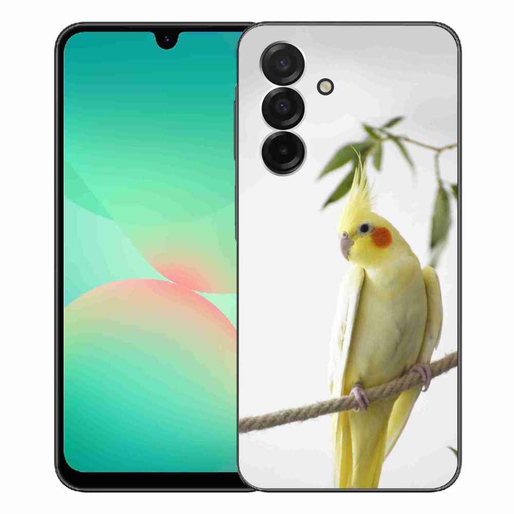 Gelový kryt mmCase na Samsung Galaxy A26 5G - papoušek korela chocholatá
