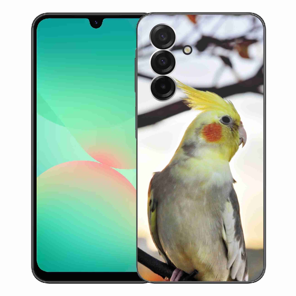 Gelový kryt mmCase na Samsung Galaxy A26 5G - papoušek korela