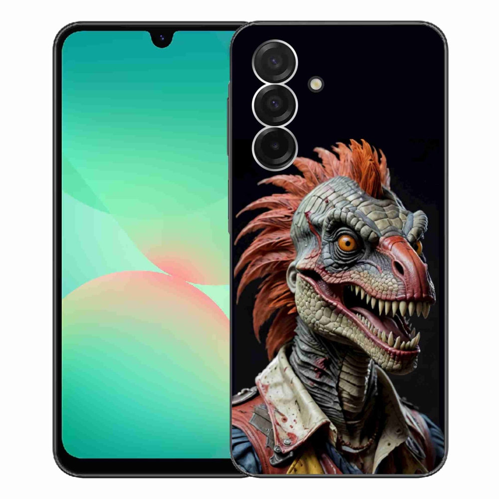 Gelový kryt mmCase na Samsung Galaxy A26 5G - punk dinosaurus