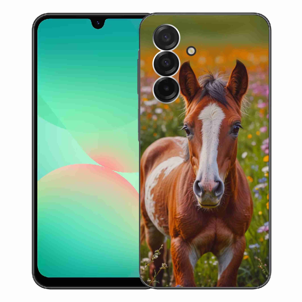 Gelový kryt mmCase na Samsung Galaxy A26 5G - roztomilé hříbě