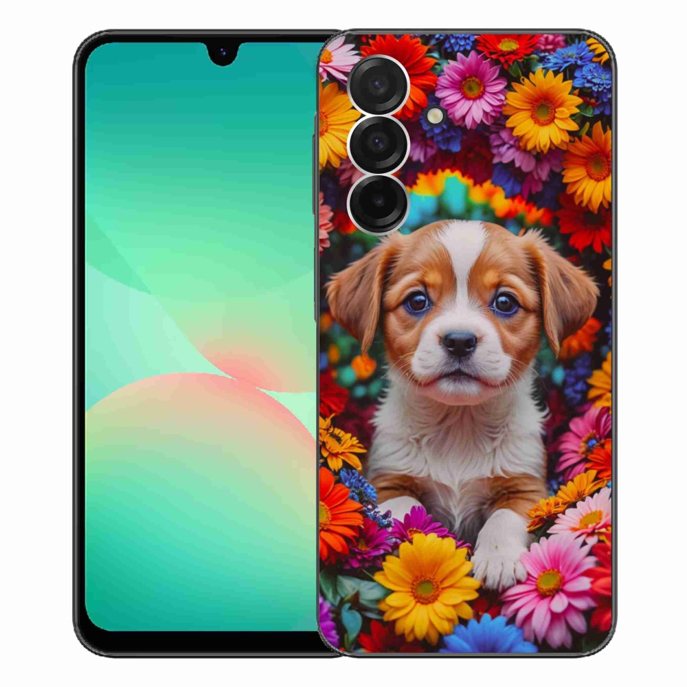Gelový kryt mmCase na Samsung Galaxy A26 5G - roztomilé štěně